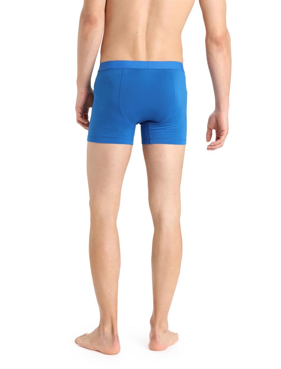 Sous Vêtement Icebreaker Cool-Lite™ Merino Anatomica Boxers Homme Bleu | FR 1320CTVE